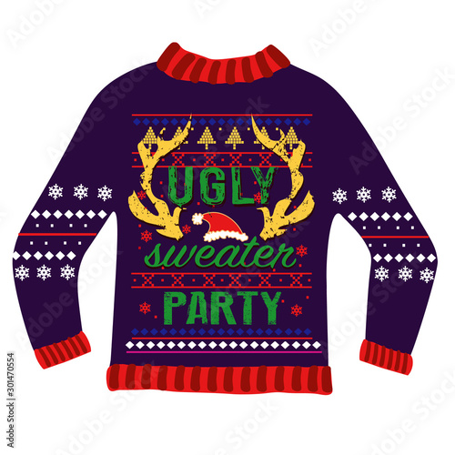 Ugly sweater christmas party