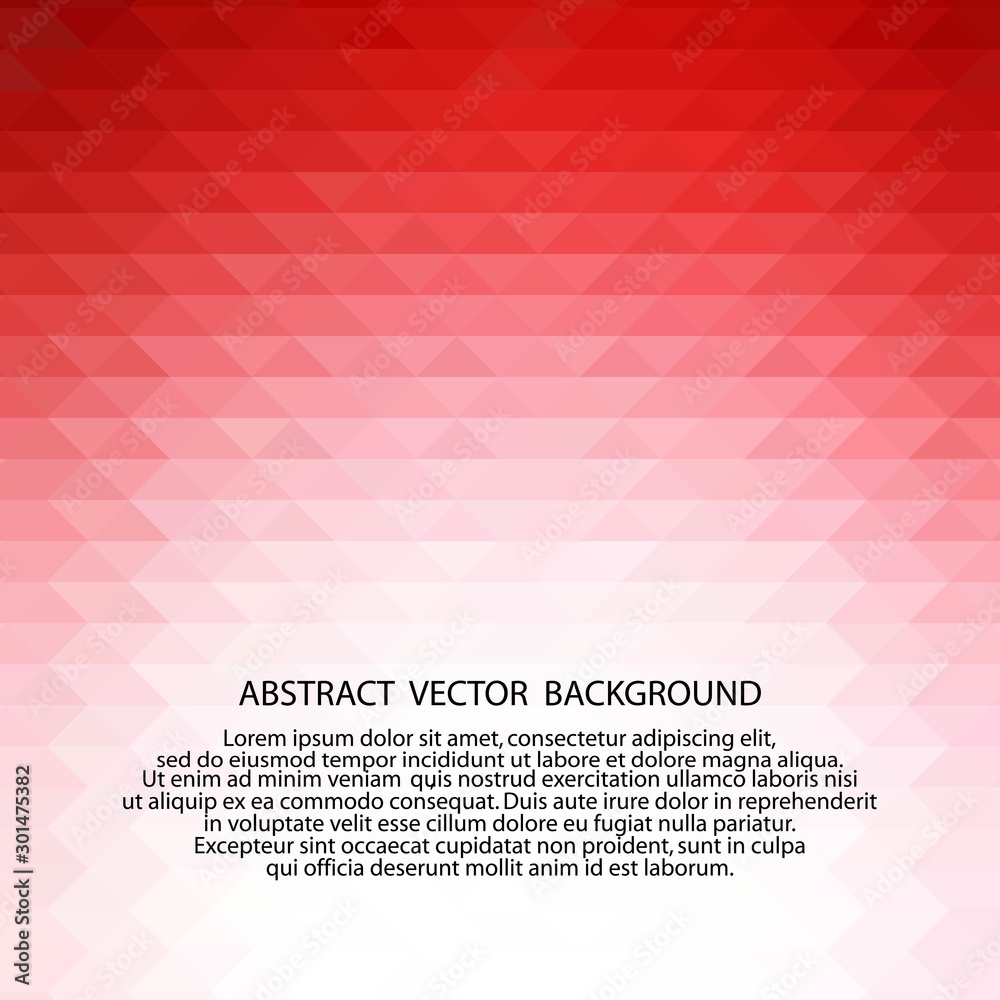 Light Red vector polygonal pattern. Brand new colorful illustration in with gradient. Elegant pattern for a brand book. eps 10