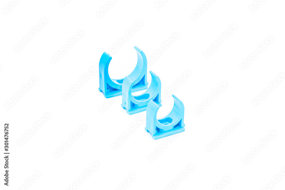 Obraz premium Blue PVC Fittings - Clip
