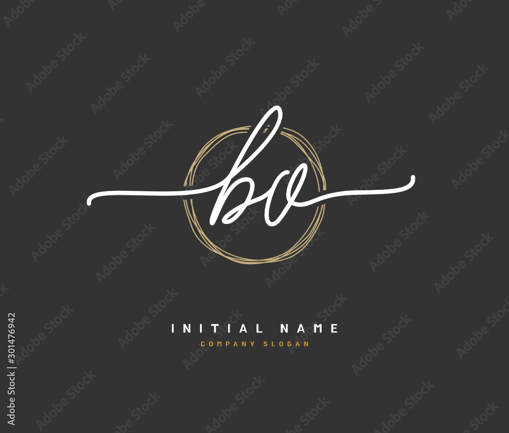 B O BO Beauty vector initial logo, handwriting logo of initial signature, wedding, fashion, jewerly, boutique, floral and botanical with creative template for any company or business. B O BO Beauty vector initial logo, handwriting logo of initial signature, wedding, fashion, jewerly, boutique, floral and botanical with creative template for any company or business.