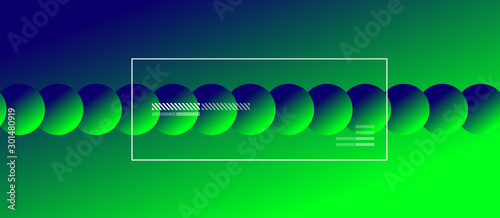 Simple abstract background with neon color circles. Memphis Style Geometric Pattern. Vector Illustration For Wallpaper, Banner, Background, Card, Book Illustration, landing page