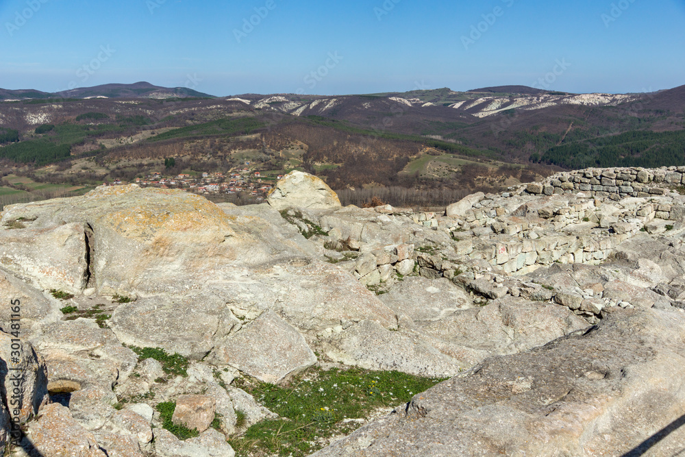 Ruins of The ancient Thracian city of Perperikon, Bulgaria