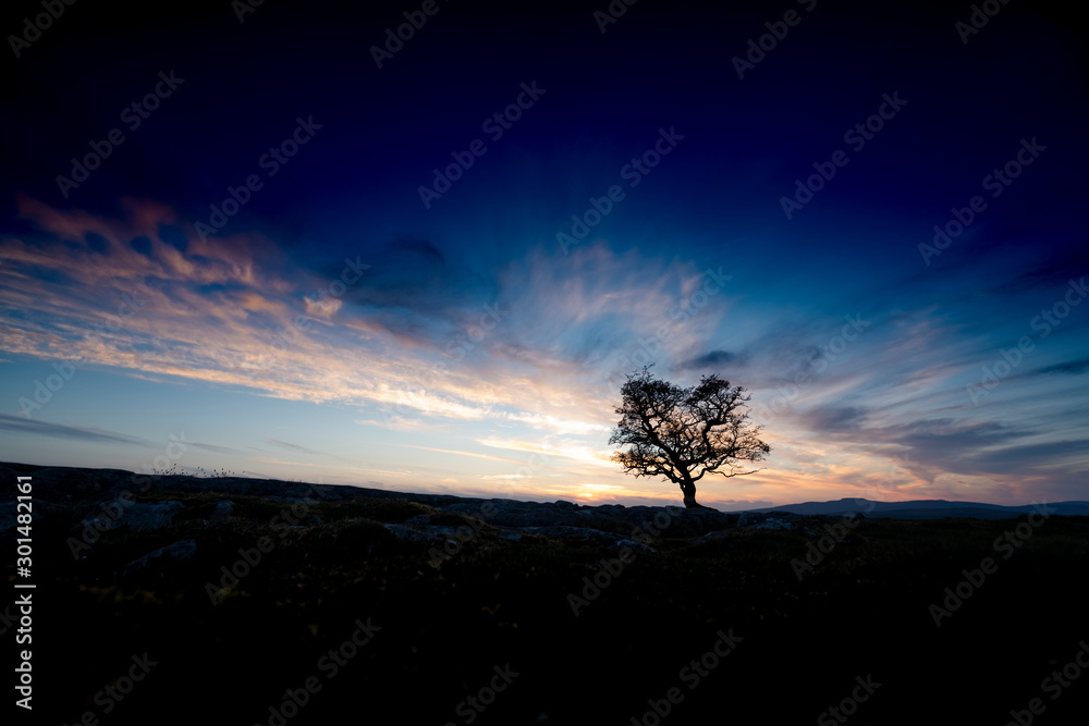 Sunsets over Winskill Stones Settle Yorkshire 05