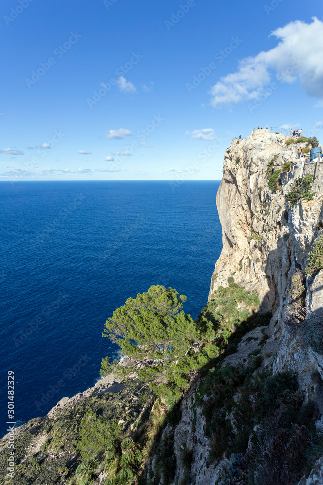 Cap de Formentor peninsula in Mallorca