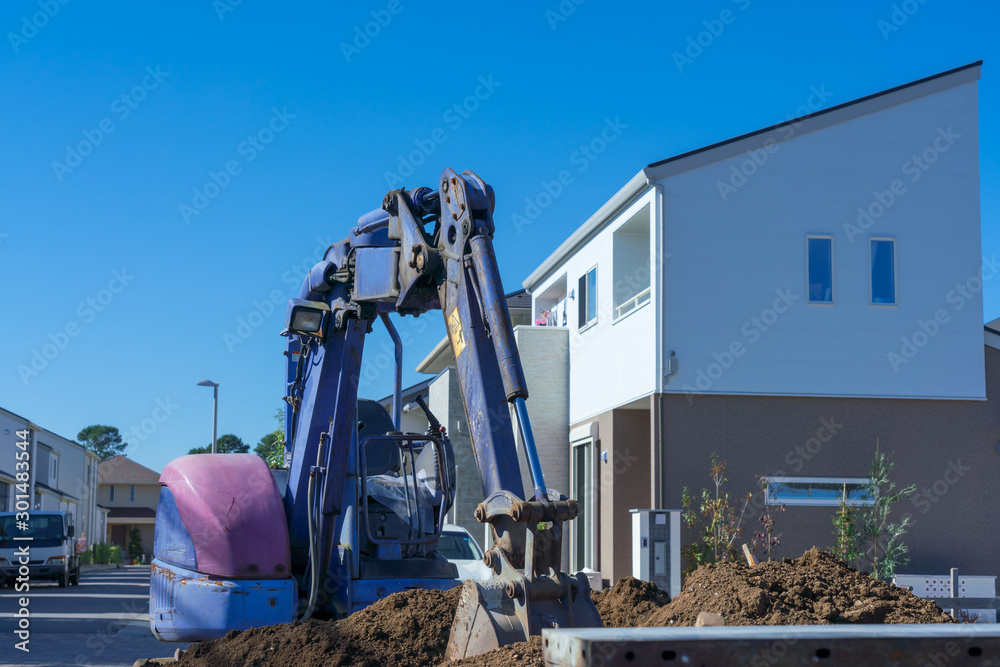 Obraz premium 住宅・建築現場