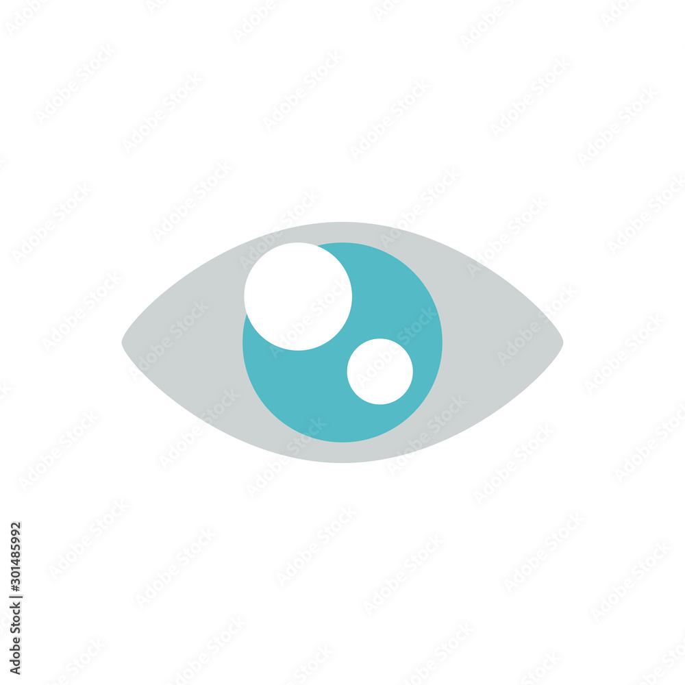 cyber security eye in white background cyber security eye in white background