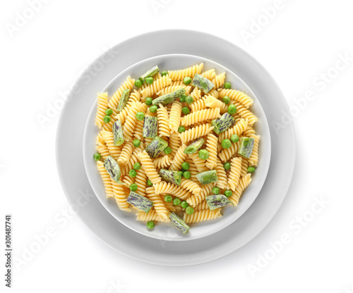 Healthy fusilli pasta dish ...