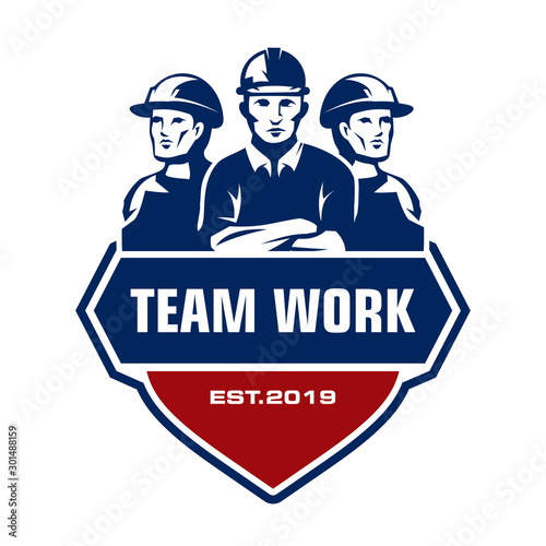Team Work worker Logo