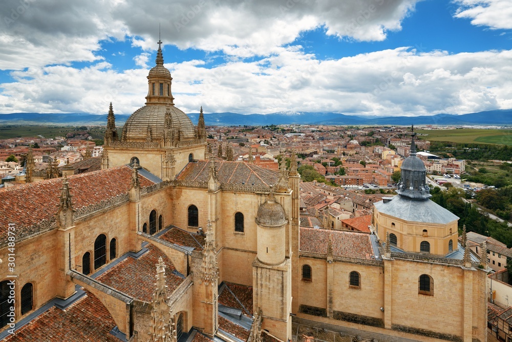 Fototapeta premium Cathedral of Segovia