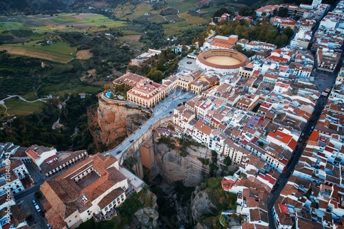 Ronda aerial view