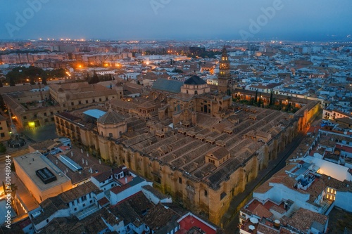 The Mosque   Cathedral of C  rdoba aerial view