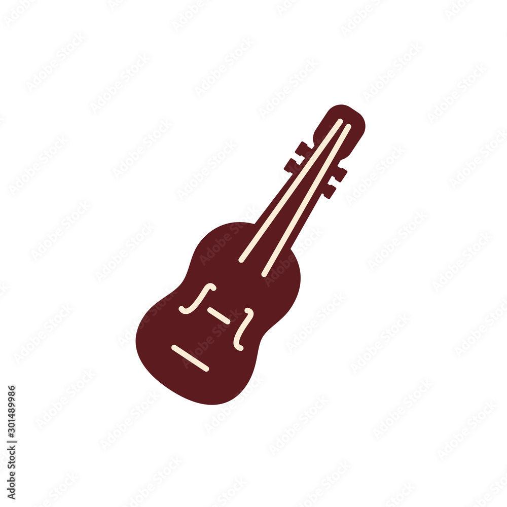 Naklejka premium Isolated cello instrument vector design
