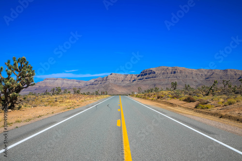 Open road, Desert Highway, California