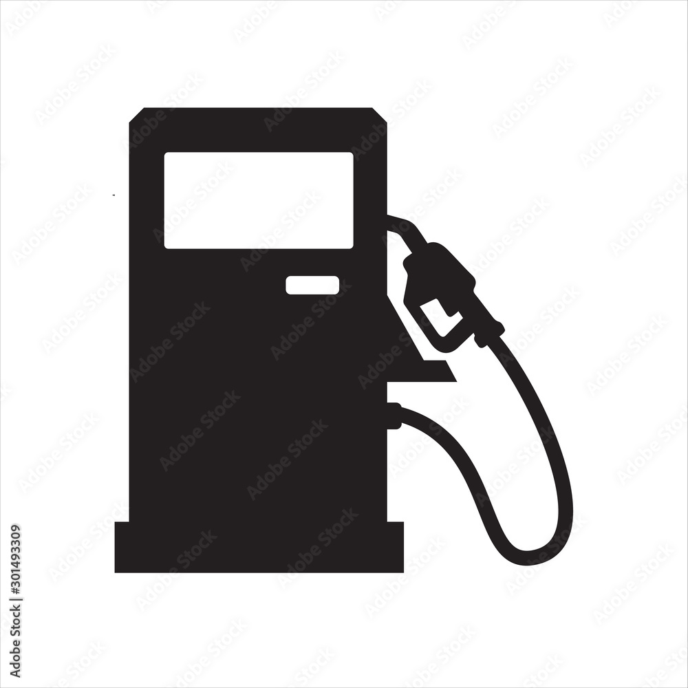 gasoline pump gas station icon vector design symbol Stock Vector | Adobe  Stock