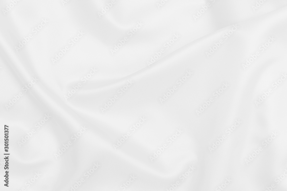 white satin fabric texture soft blur background