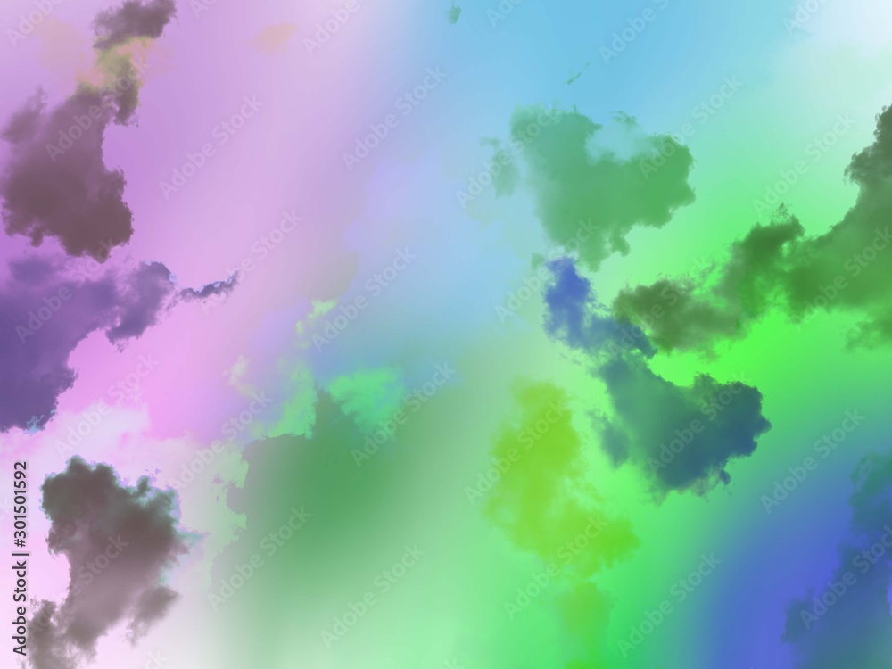 Obraz premium Abstract colorful pastel with gradient multicolor toned textured background, ideas graphic design for web design or banner