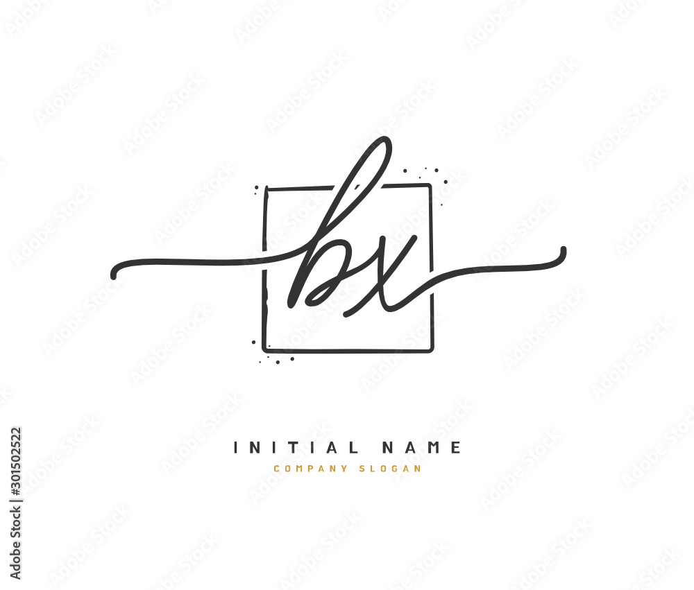 B X BX Beauty vector initial logo, handwriting logo of initial signature, wedding, fashion, jewerly, boutique, floral and botanical with creative template for any company or business. B X BX Beauty vector initial logo, handwriting logo of initial signature, wedding, fashion, jewerly, boutique, floral and botanical with creative template for any company or business.