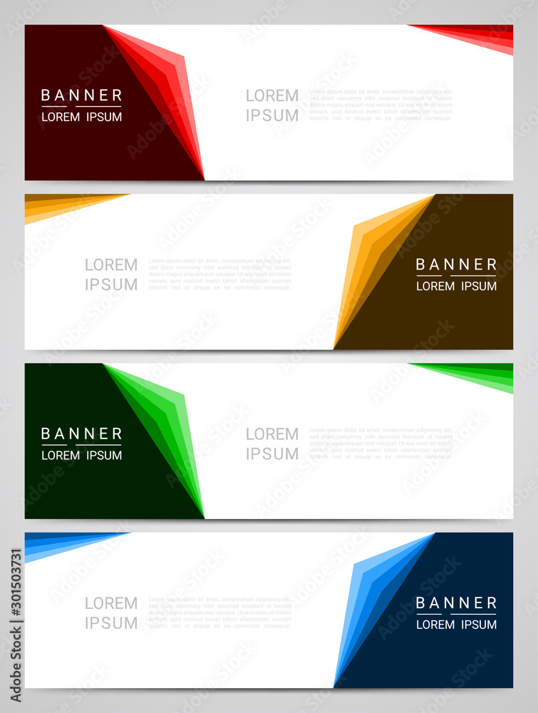 Abstract corporate business banner web template, vector illustration Abstract corporate business banner web template, vector illustration