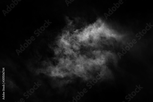 white cloud and black sky textured background © sirawut