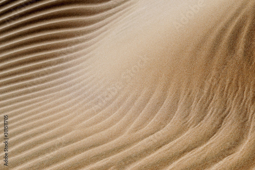 Fototapeta Naklejka Na Ścianę i Meble -  Abstract sand pattern at the sand dunes of Lac Naila.