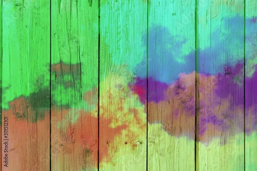 Abstract colorful pastel with gradient multicolor toned textured  on wood background, ideas graphic design for web design or banner