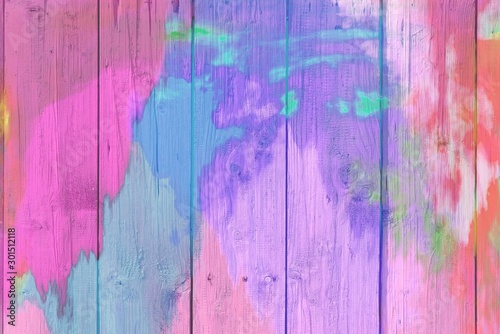 Abstract colorful pastel with gradient multicolor toned textured  on wood background, ideas graphic design for web design or banner