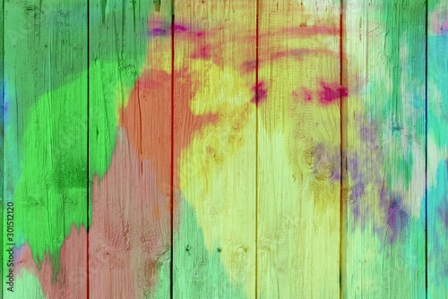 Abstract colorful pastel with gradient multicolor toned textured  on wood background, ideas graphic design for web design or banner