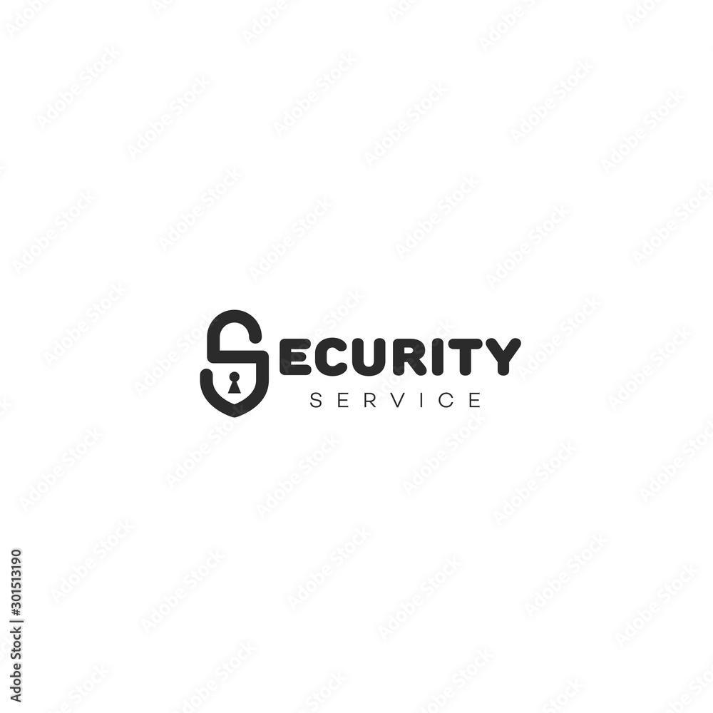 Security service logo Security service logo