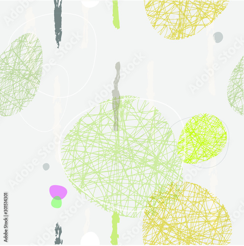 Abstract background created in linear and stained colors and bright colored shapes that stand out. Abstract graphical seamless pattern.