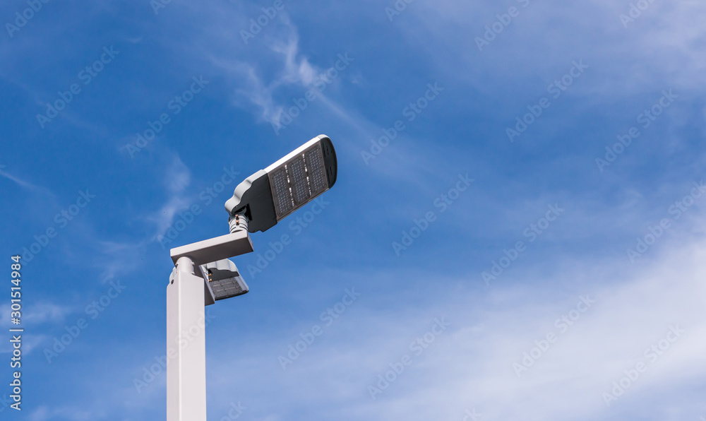 CCTV, solar panels on the pole, on the natural background, tools for safety and facilitate. CCTV, solar panels on the pole, on the natural background, tools for safety and facilitate.