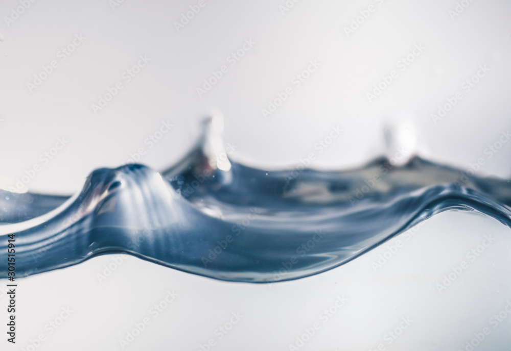 Nice abstract blue water splash on white background Nice abstract blue water splash on white background