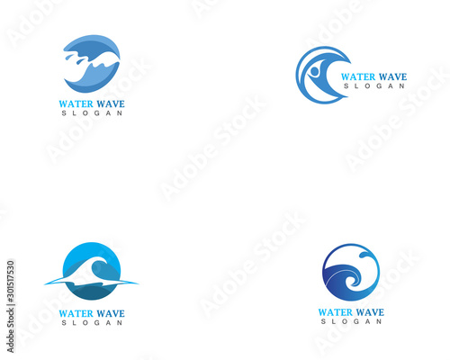 Water Wave logo icon
