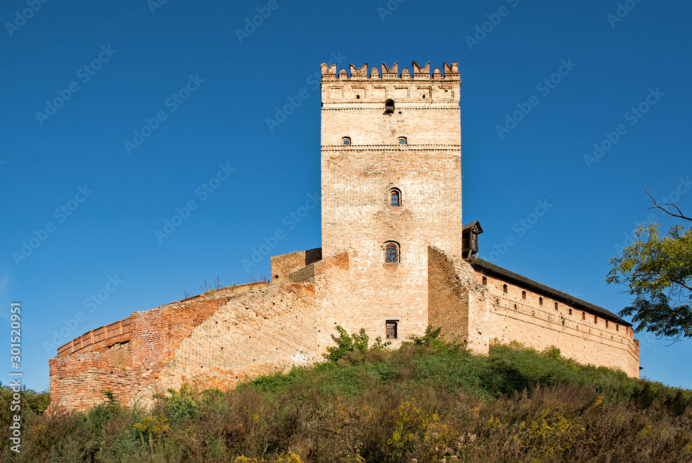 Die Burg Lutsk in Lutsk in der Ukraine