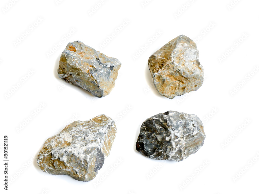 stone on a white background stone on a white background