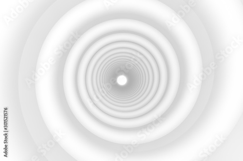 3d rendering of white circles-3d rendering