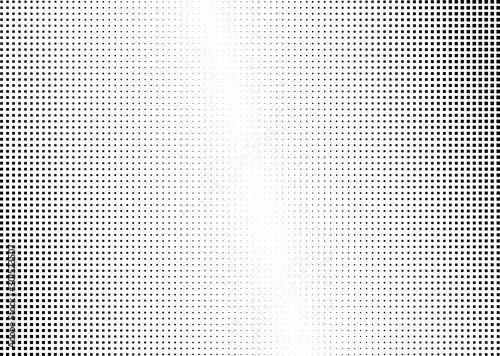 Abstract halftone dotted background. Monochrome pattern with square. Vector modern pop art texture for posters, sites, cover, business cards, postcards, art design, labels and stickers.