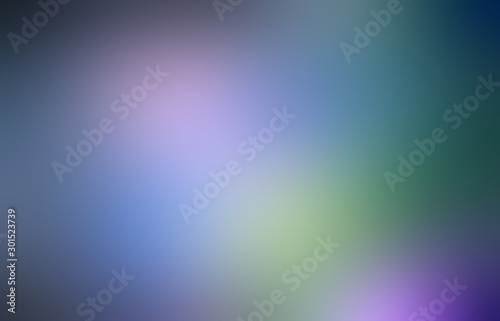 Secret dark colored abstract background. Blue lilac green toned blurred texture. Random strokes pattern. Low light.