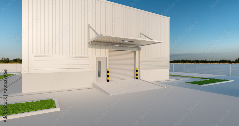 modern warehouse exterior design