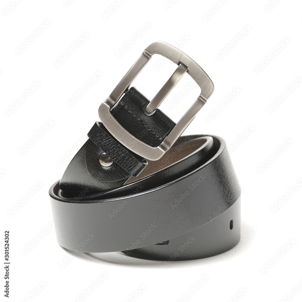 Belts on a white background Belts on a white background