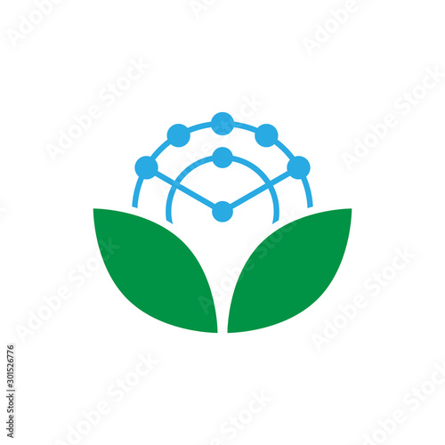 Antioxidant icon in flat style. Molecule vector illustration on white isolated background. Detox business concept.