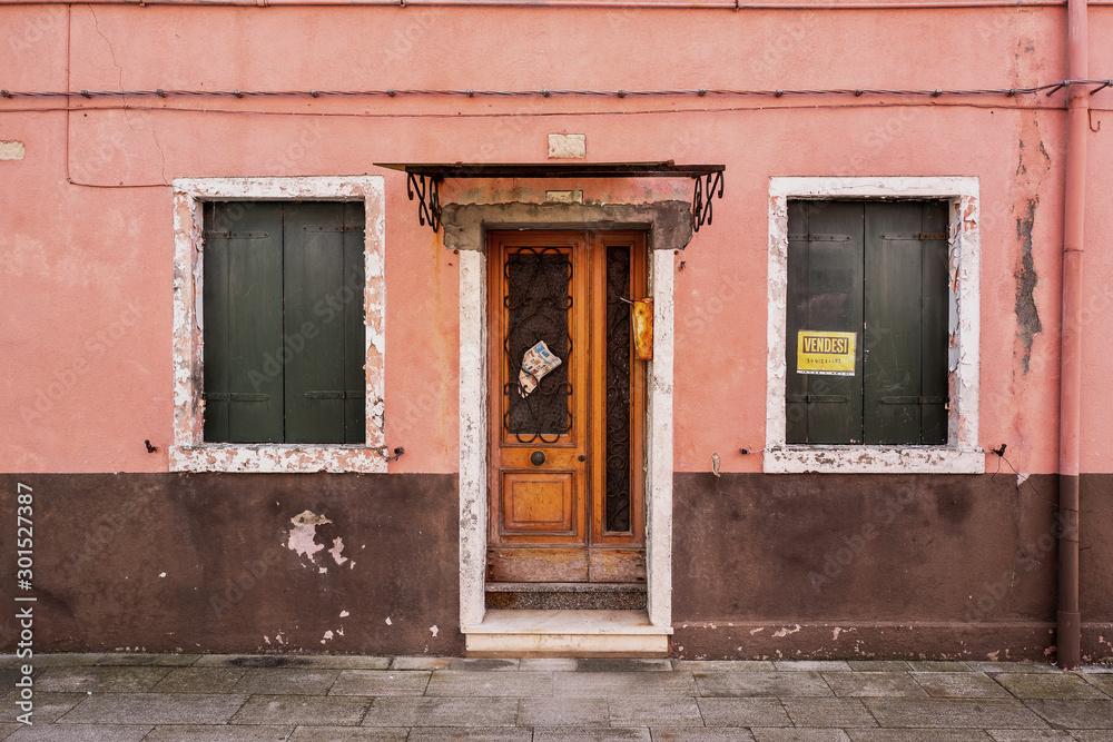 Abrisshaus in Burano bei Venedig Abrisshaus in Burano bei Venedig