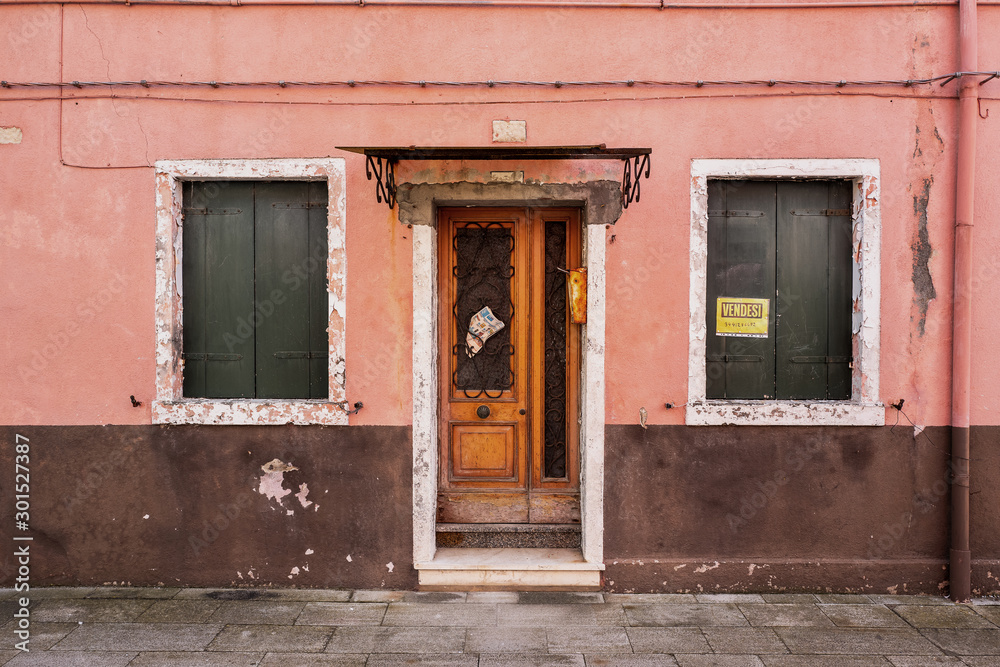 Abrisshaus in Burano bei Venedig