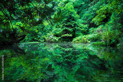 Hidden Beautiful nature spot, Ishikawa, Japan photo