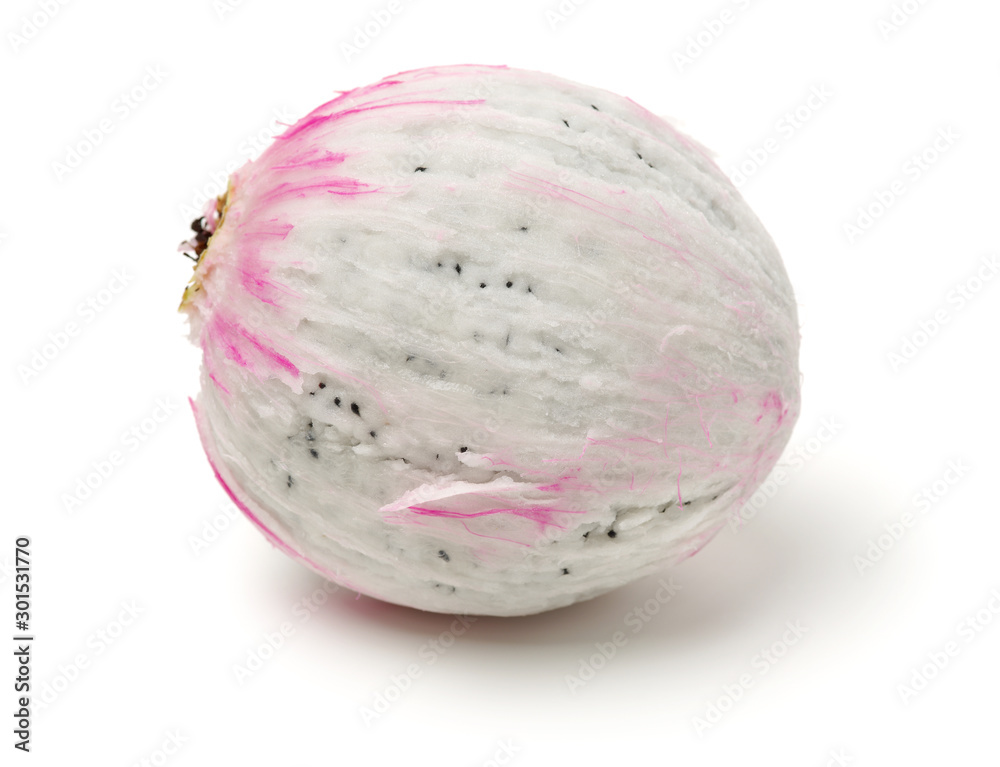 Pitaya or Dragon Fruit isolated against white background Pitaya or Dragon Fruit isolated against white background