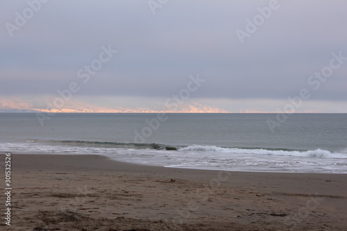 Scenic view of the Drakes Beach  Point Reyes National Seashore  Marin County  California