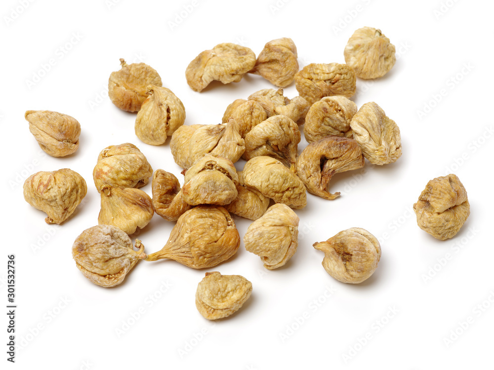 dried fig on white background dried fig on white background