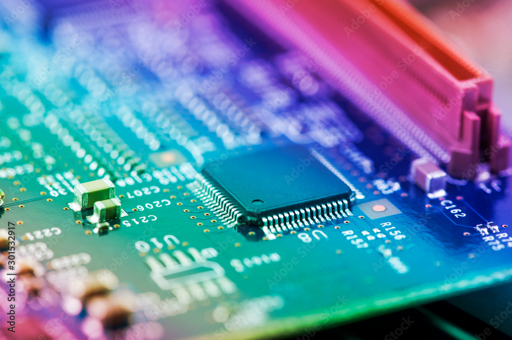 High Tech Circuit Board