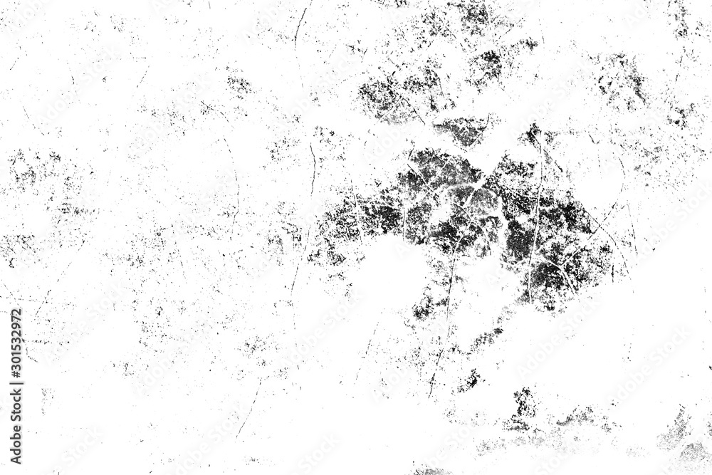 Black and white grunge background. Abstract monochrome texture of cracks, scuffs, chips, dust Black and white grunge background. Abstract monochrome texture of cracks, scuffs, chips, dust