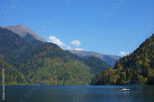 Lake Ritsa. Abkhazia. Fall 2019. © Olga Tkacheva