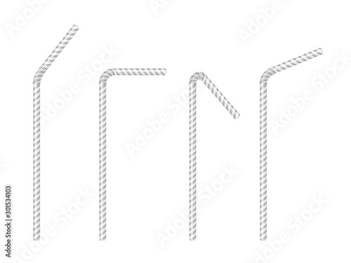 Drinking straw set